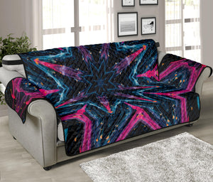 Dark Cloud Kaleidoscope Print Sofa Protector