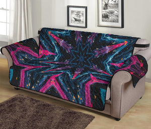 Dark Cloud Kaleidoscope Print Sofa Protector