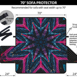 Dark Cloud Kaleidoscope Print Sofa Protector