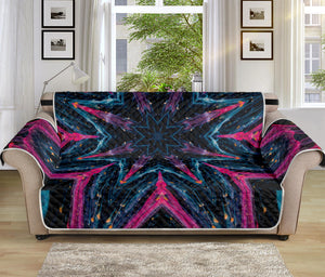 Dark Cloud Kaleidoscope Print Sofa Protector