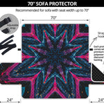 Dark Cloud Kaleidoscope Print Sofa Protector