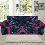 Dark Cloud Kaleidoscope Print Sofa Slipcover