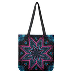 Dark Cloud Kaleidoscope Print Tote Bag