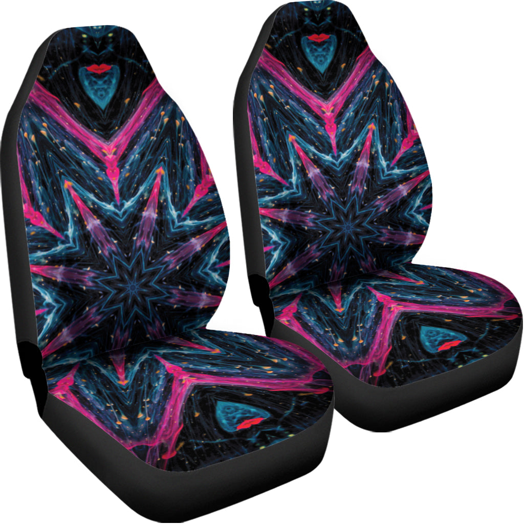 Dark Cloud Kaleidoscope Print Universal Fit Car Seat Covers