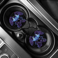 Dark Gemini Zodiac Sign Print Car Coasters