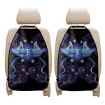 Dark Gemini Zodiac Sign Print Car Seat Organizers