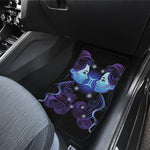 Dark Gemini Zodiac Sign Print Front Car Floor Mats