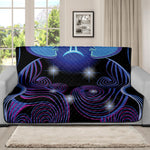 Dark Gemini Zodiac Sign Print Futon Protector