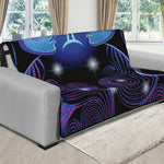 Dark Gemini Zodiac Sign Print Futon Protector