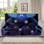 Dark Gemini Zodiac Sign Print Futon Protector