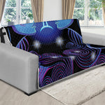 Dark Gemini Zodiac Sign Print Futon Protector