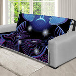 Dark Gemini Zodiac Sign Print Futon Protector