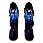 Dark Gemini Zodiac Sign Print Muay Thai Shin Guard