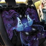 Dark Gemini Zodiac Sign Print Pet Car Back Seat Cover