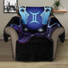 Dark Gemini Zodiac Sign Print Recliner Protector