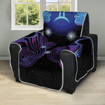 Dark Gemini Zodiac Sign Print Recliner Protector