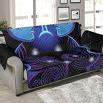 Dark Gemini Zodiac Sign Print Sofa Protector