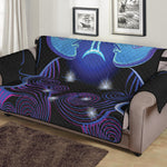 Dark Gemini Zodiac Sign Print Sofa Protector