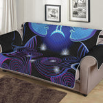 Dark Gemini Zodiac Sign Print Sofa Protector