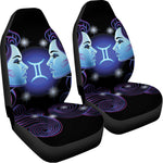 Dark Gemini Zodiac Sign Print Universal Fit Car Seat Covers