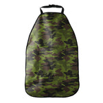 Dark Green And Black Camouflage Print Car Seat Organizers