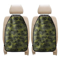 Dark Green Camouflage Print Car Seat Organizers