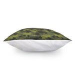 Dark Green Camouflage Print Pillow Cover