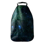 Dark Green Galaxy Space Print Car Seat Organizers