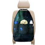 Dark Green Galaxy Space Print Car Seat Organizers