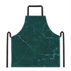 Dark Green Marble Print Apron