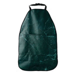 Dark Green Marble Print Car Seat Organizers