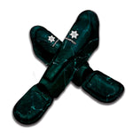 Dark Green Marble Print Muay Thai Shin Guard