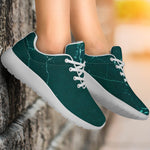 Dark Green Marble Print Sport Shoes GearFrost