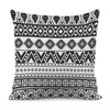 Dark Grey Aztec Pattern Print Pillow Cover