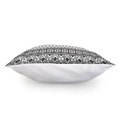 Dark Grey Aztec Pattern Print Pillow Cover