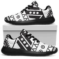 Dark Grey Aztec Pattern Print Walking Shoes