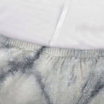 Dark Grey White Marble Print Sofa Cover