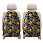 Dark Hawaiian Tropical Pattern Print Car Seat Organizers