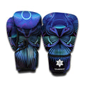 Dark Leo Zodiac Sign Print Boxing Gloves