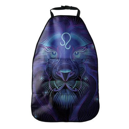 Dark Leo Zodiac Sign Print Car Seat Organizers