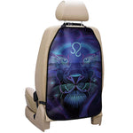 Dark Leo Zodiac Sign Print Car Seat Organizers