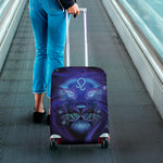 Dark Leo Zodiac Sign Print Luggage Cover