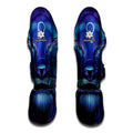 Dark Leo Zodiac Sign Print Muay Thai Shin Guards