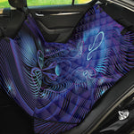 Dark Leo Zodiac Sign Print Pet Car Back Seat Cover