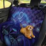 Dark Leo Zodiac Sign Print Pet Car Back Seat Cover