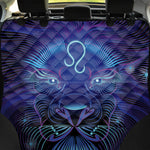 Dark Leo Zodiac Sign Print Pet Car Back Seat Cover