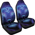 Dark Leo Zodiac Sign Print Universal Fit Car Seat Covers