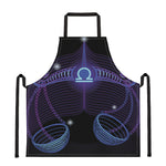 Dark Libra Zodiac Sign Print Apron