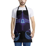 Dark Libra Zodiac Sign Print Apron