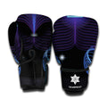 Dark Libra Zodiac Sign Print Boxing Gloves